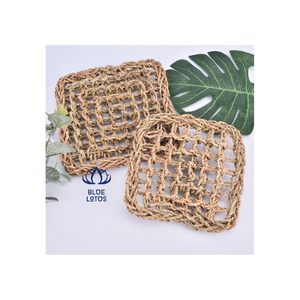 โลตัสสีฟ้าผลิตภัณฑ์ใหม่ 2024 เส้นใยหญ้าทะเล Lizard Hammock เวียดนามเตียงสัตว์เลี้ยงนอนขัดหลั่งผิวสัตว์เลื้อยคลาน anole - Product Image 1