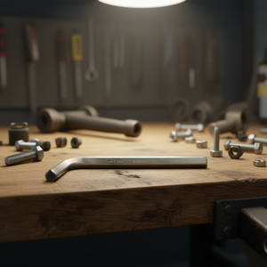 ประแจหกเหลี่ยมเคลือบนิกเกิลแบบเมตริกของ Hazet - Product Image 3