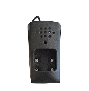 100% étui en cuir pour téléavertisseur étuis en cuir noir - Product Image 1