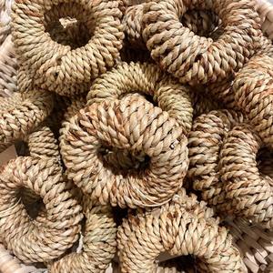 Porte-rond de serviette en jonc de mer naturel top vente anneaux de paille durables les moins chers pour les serviettes de table - Product Image 3