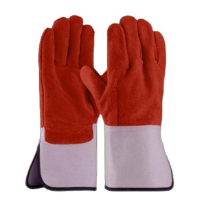 Guantes de Trabajo de Cuero Vacuno de Primera Calidad, Resistentes al Calor, Antivibración, para Protección de Manos en la Construcción - Product Image 3