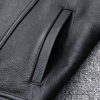 Veste de motard en cuir et toile grande taille pour homme, nouvelle collection hiver, haute qualité, haute visibilité, vêtement d'extérieur pour moto