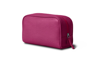Sac de maquillage en cuir PU imperméable et durable à fermeture éclair sac cosmétique portable de voyage de grande capacité résistant à l'eau manipulé pour les femmes - Product Image 1