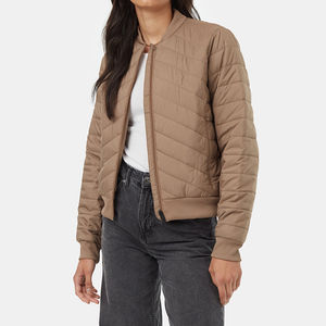 Chaqueta Bomber de Punto para Mujer, Nueva Moda 2026, Transpirable, Talla Grande, Informal, Impermeable, Relleno de Algodón, Nailon - Product Image 3