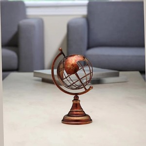 Vintage Style Metal Wire <b>Globe</b> Sculpture for Home Office Desk Decoration and Gift Display Decorative <b>Globe</b> <b>World</b> <b>Globe</b> Tabletop - Product Image 2