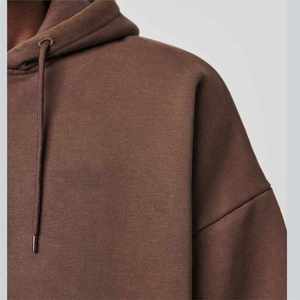 Sweat à capuche zippé intégral 100% coton personnalisé noir fermeture éclair respirant polaire Street Wear brodé uni teint sweat à capuche - Product Image 6