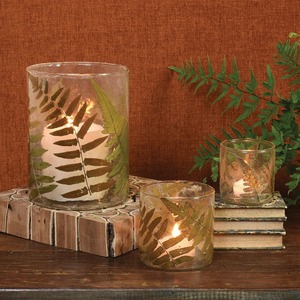 Porte-bougie en verre botanique fait main, design floral décoratif pour la maison, le salon, la table et la décoration intérieure - Product Image 3