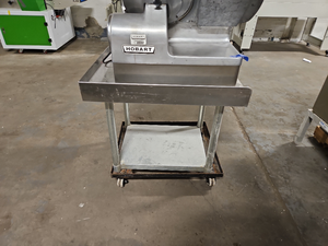 Cortadora de carne Hobart 1712 usada de 0.33 HP de acero inoxidable con carrito, compre una cortadora de carne Hobart 1712 usada - Product Image 2