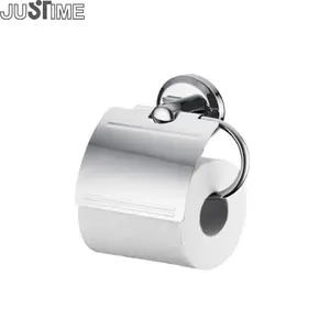 JUSTIME British Style Wall-Mounted Brass Toilet Paper Holder with Cover Special Finishes
