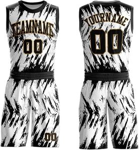 Conjunto de uniforme de baloncesto de tendencia 2025 personalizado, Jersey estampado y pantalones cortos para hombres y equipos juveniles, pedidos de etiqueta privada - Product Image 2
