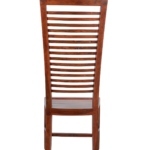 Silla de Comedor Moderna SOLOBEAT con Respaldo de Listones de Madera Maciza, Ecológica, para Restaurante, Villa y Sala de Estar - Product Image 2