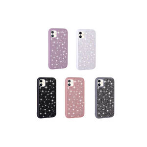 เคสป้องกันเพชรพลอยเทียมเงาสุดหรูสำหรับ iPhone 11 Pro 14 PLUS 13 PRO MAX-สีชมพูแวววาว - Product Image 2