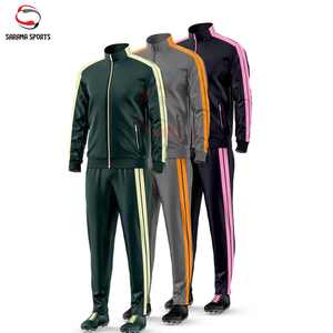 Survêtement de sport en microfibre à séchage rapide sur mesure en gros avec poignets et ourlet élastiques pour un ajustement sécurisé pendant l'exercice - Product Image 1