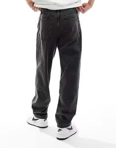 Pantalones de mezclilla de algodón 100% de talla grande, sueltos apilados, lavados a la piedra, verano, borde crudo, calle alta, estilo Hip-Hop, bolsillos múltiples - Product Image 3