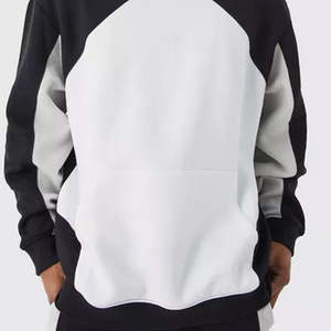 เสื้อฮู้ดสวมหัวป้องกันการเกิดขนสินค้าใหม่สำหรับผู้ชายเสื้อมีฮู้ดผ้าเปล่าพิมพ์ลายทันสมัย - Product Image 4