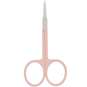 Juego de 2 piezas de maquillaje rosa y tijeras, cutículas de cejas y herramientas de depilación facial, tijeras de manicura - Product Image 5