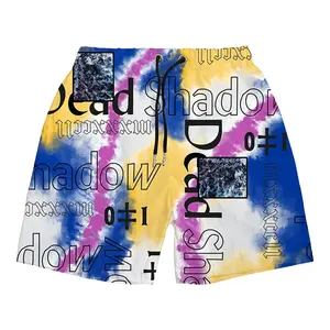 Pantalones de fitness de verano e invierno de color personalizado, pantalones cortos de entrenamiento transpirables, impresiones de letras artísticas, nueva moda ecológica - Product Image 1