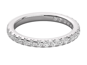 Anillo de Compromiso de Diamantes de Alta Calidad para Mujer, Chapado en Oro de 14K, Corte Brillante Redondo, Certificado IGI, Anillo de Bodas, Regalo de la India - Product Image 3