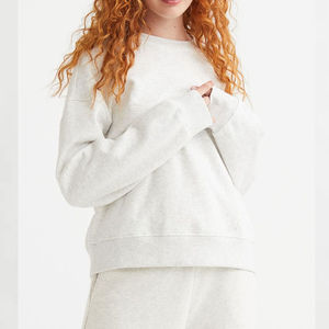 Sudadera Ligera de Alta Calidad para Mujer, con Hombros Caídos, de Felpa, para Todos, Sudaderas Elegantes - Product Image 1