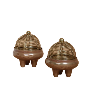 Platos Redondos de Acero Inoxidable con Tapa para Guardar Postres y Suministros para el Ayuno de Ramadán, 100 Piezas MOQ - Product Image 1