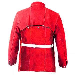 Veste de sécurité de soudage de qualité industrielle en cuir de vachette fendu ignifuge anti-étincelle idéal pour les soudeurs professionnels utilisation en atelier - Product Image 6