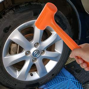 Ifixpro diy מת פטיש 1 ליברות גומי כתום גומי ציפוי כדור כבול באחיזת ציפוי כדור כבול באחיזת ניצוץ - Product Image 4