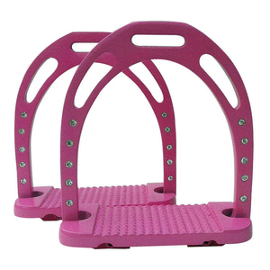 Étriers de sécurité pour chevaux en aluminium de qualité supérieure pour l'équitation avec un design léger et confortable, stabilité améliorée, équestre - Product Image 2