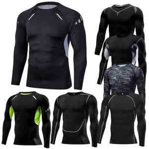 Rash Guard construido para velocidad y protección con tejido elástico ligero de cuatro vías Función de secado rápido y barrera UV UPF50 + - Product Image 1