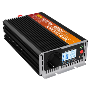 Inversor Solar HOULI de 6000W/3000W, Convertidor de Corriente para Automóvil, Inversor de Onda Sinusoidal Pura de 12V/24V CC a 220V CA para Suministro de Energía en Casa y Autocaravanas - Product Image 2