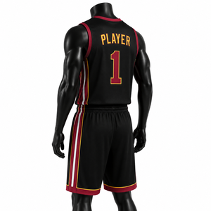 Conjunto de Uniforme de Baloncesto para Hombre, Ligero, de Poliéster, Ropa Deportiva para Equipo de Baloncesto, OEM - Product Image 5