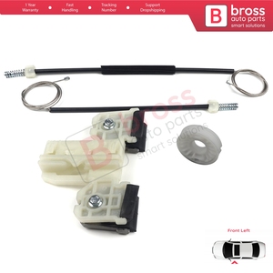 ชุดซ่อมกระจกหน้าต่าง BWR5074ด้านหน้าซ้ายสำหรับ Fabia MK2 5J มก. 542 545 2006-2014 5J1837401 5ประตู - Product Image 6