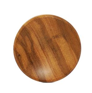 Placa de cargador de madera de acacia Placa de cargador de mesa de forma redonda para Platos y platos de vajilla de Hotel para el hogar personalizados - Product Image 6