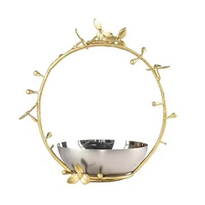 <strong>Black</strong> and White Checks Table Top <strong>Metal</strong> Serving <strong>Bowl</strong> Christmas Nuts <strong>Fruits</strong> Serving <strong>Bowl</strong> Platter in Wholesale Price - Product Image 3