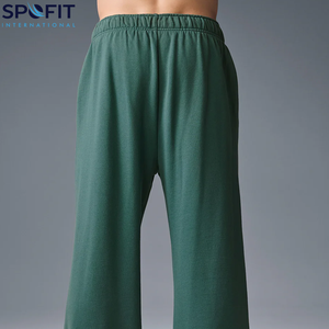 กางเกงวอร์มขาบานสำหรับผู้ชายกางเกงขาบานแบบลำลองระบายอากาศโลโก้ออกแบบได้ตามต้องการ - Product Image 3