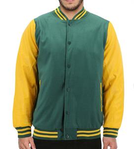 Chaqueta Universitaria Unisex de Alta Calidad con Estampado Personalizado, Manga Larga, Logotipo Frontal, Primavera, Lona, Resistente al Viento, Estilo Vintage - Product Image 3