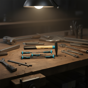 Juego de 8 piezas de martillos y cinceles Hazet, cinceles y punzones de primera calidad - Product Image 3