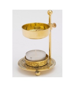 เตาเผากำยานทองเหลืองทำมือ ดีไซน์ใหม่ กลิ่นกุหลาบ ตัวเลือกปรับแต่งได้ ใช้ในบ้านและโรงแรม สร้างความสงบและสติ ราคาสุดคุ้ม - Product Image 5