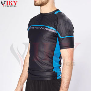 Nouveauté, produit tendance, protection solaire personnalisable, coupe confortable, rashguard pour adulte en polyester/nylon avec impression par transfert thermique - Product Image 3