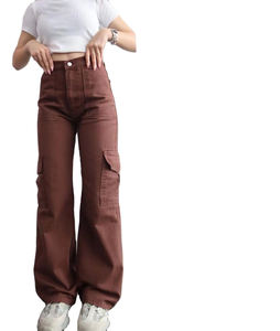 2025 femmes Cargo pantalon mode porter femmes Cargo pantalon respirant femmes Cargo pantalon en vente avec logo personnalisé fabriqué au Pakistan - Product Image 2