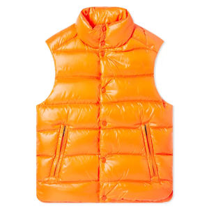 Gilet matelassé léger pour homme, en polyester, avec fermeture éclair sur le devant, logo personnalisé de haute qualité, fabrication OEM, décontracté, automne - Product Image 3