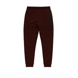 Pantalones Deportivos de Felpa Técnica para Hombre en Color Granate, Ligeros, Cálidos, para Entrenamiento Atlético, Corte Ajustado, Ropa Deportiva Premium - Product Image 2