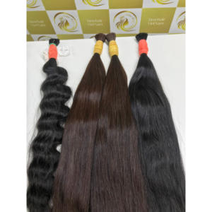 Produit chaud brun foncé cheveux longs 50 à 70 cm Double cheveux Super qualité naturel noir et vietnamien 100% faisceaux de cheveux extrémité épaisse - Product Image 6