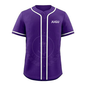 Camiseta de Béisbol Profesional Fabricada en Pakistán, Transpirable, Ligera, 100% Poliéster, para Hombre, Colores y Logotipo Personalizados, Servicio OEM - Product Image 1