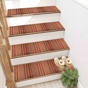 Alfombra en Tonos Otoñales, Alfombra Otoñal, Alfombras Rojas, Alfombra Moderna, Alfombra Elegante, Alfombra para Entrada - Product Image 4