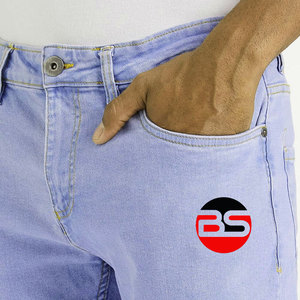 Pantalons pour hommes respirants, faible MOQ, sur mesure, dernier design, jeans délavés pour la vente en ligne - Product Image 4