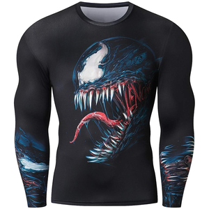 Best Bjj Rash Guard Long Sleeve Mma Jiu Jitsu <b>Compression</b> Shirt Mens Boxing Rash Guard Mma Bjj <b>Base</b> <b>Layer</b> <b>Compression</b> Shirt - Product Image 1