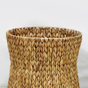 Artex Dong Thap-Cesta de almacenamiento de jacinto de agua rústica ecológica para decoración y organización del hogar - Product Image 3