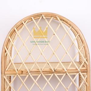 Armario ecológico de ratán natural con arco de margaritas para niños, diseño impresionante hecho a mano de Vietnam - Product Image 5