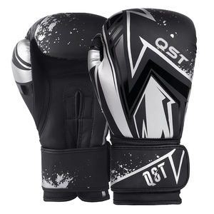 Nouvelle vente chaude gants de boxe crochet et boucle soutien du poignet gants de sparring en cuir véritable gants d'entraînement de marque personnalisés - Product Image 4