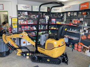 Excavatrice compacte sur chenilles Cat 300.9D de 6,5 tonnes, moteur Yanmar, godet de 0,12 m, puissance de 120 kW, hydraulique auxiliaire pour la construction agricole - Product Image 5